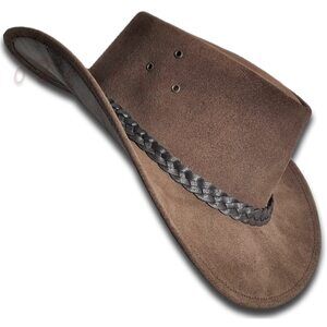 1746 Jacaru Hat Suede Leather Cowboy Men's Womens Childrens Kids Australian